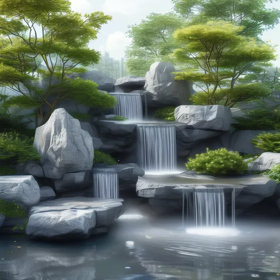 山东假山喷泉