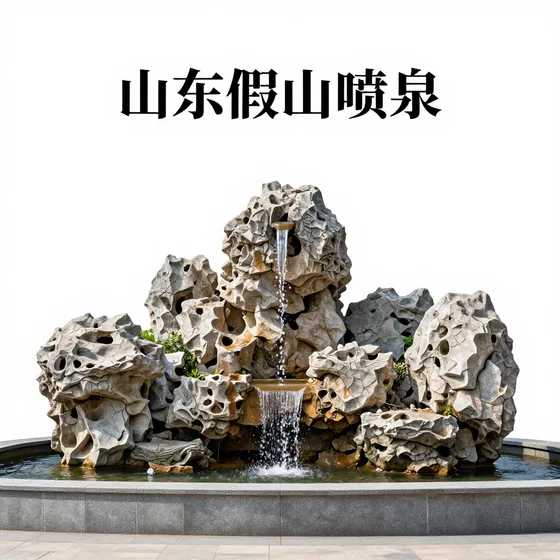 山东假山喷泉