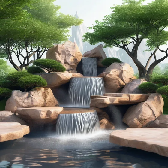山东假山喷泉