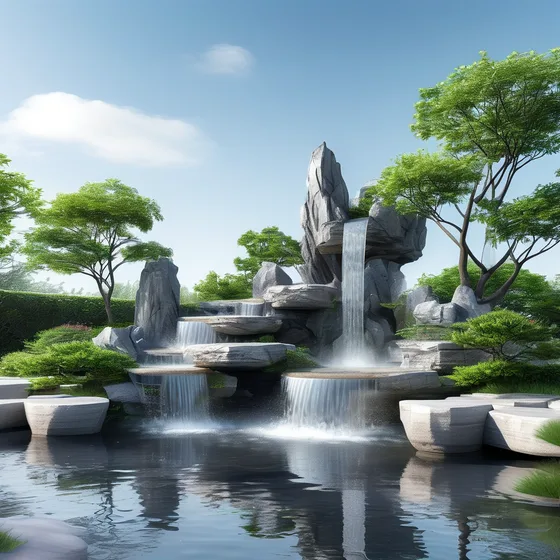 山东假山喷泉